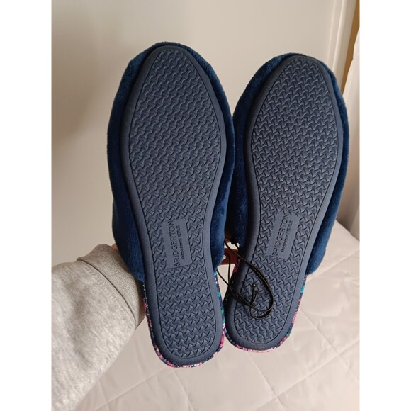 Bridgerton Slippers By Izzy & Liv Sz 11 New With Tags Blue - Picture 3 of 4